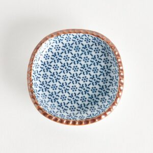 Dark Blue Sesame Square Sauce Dish