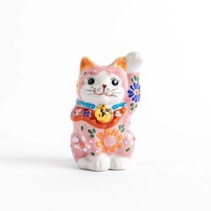 Pink Blossom Maneki Neko