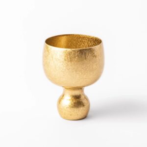 Golden Brass Sake Cup