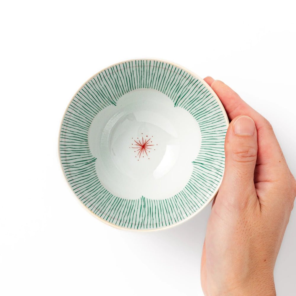 Plum Petal Stripe Rice Bowl - Image 3