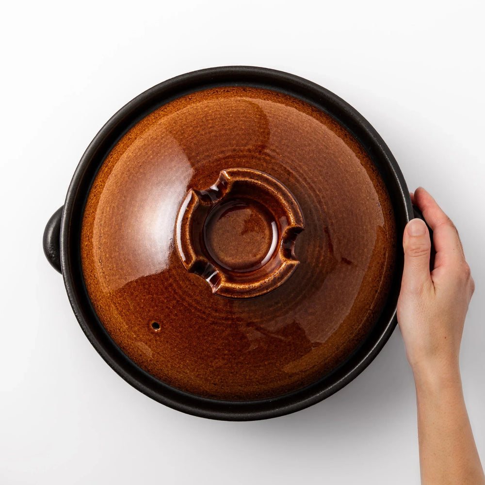 Rustic Glaze Induction Compatible Family-Size Donabe - Image 2