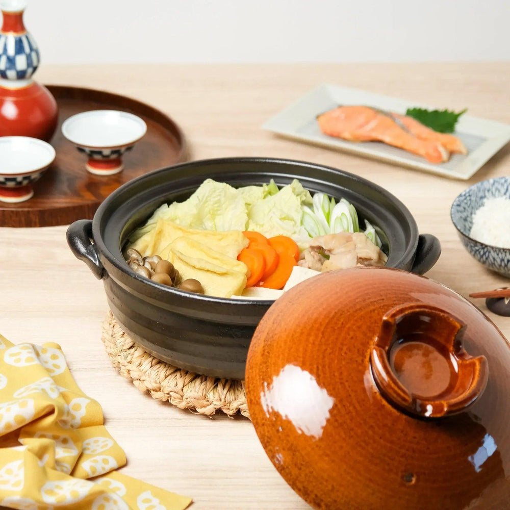 Rustic Glaze Induction Compatible Donabe (For 2–3) - Image 2