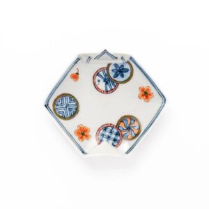 Geometric Circle Origami Sauce Dish