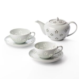 Petal Crystal Tea Set