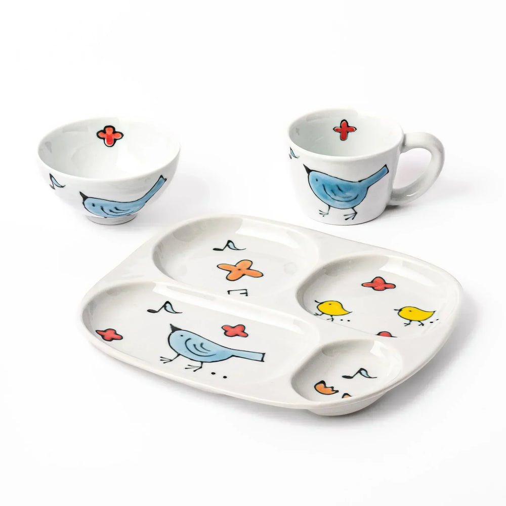 Blue Bird Kids Dinnerware Set