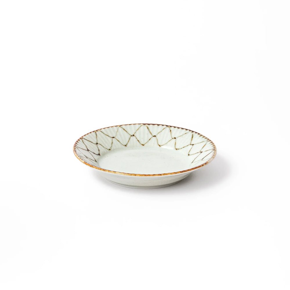 Rustic Diamond Weave Sauce Dish - Image 3