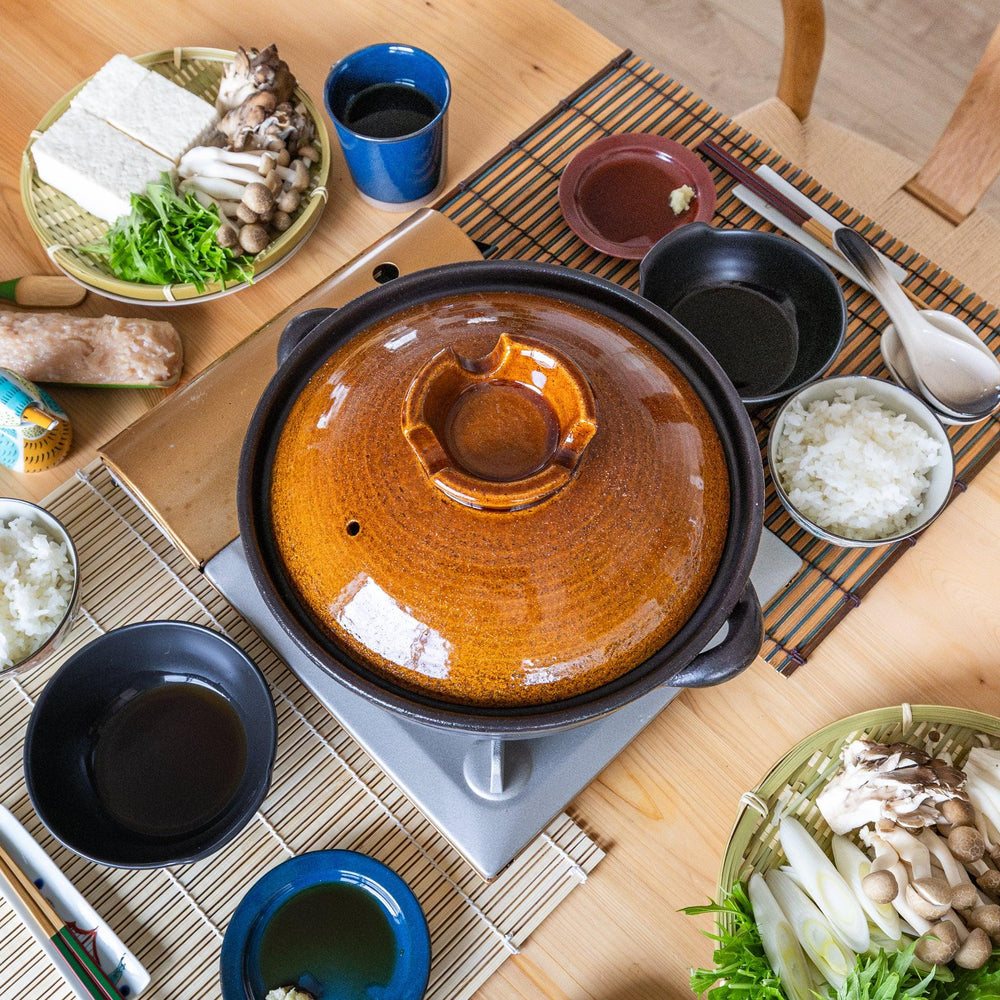 Rustic Glaze Induction Compatible Donabe (For 2–3) - Image 3