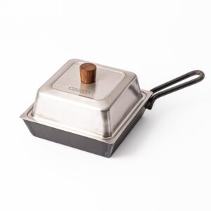 Luxe Carbon Steel Deep Pan with Lid